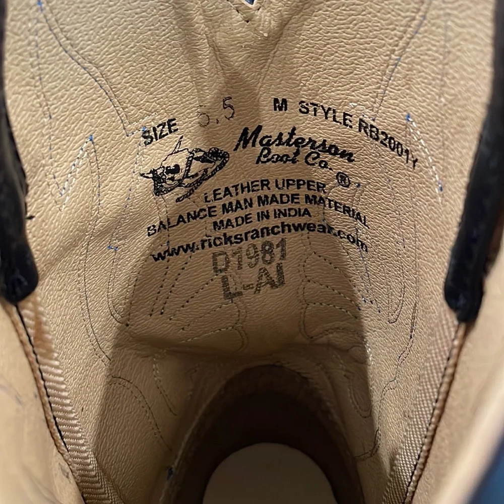 Masterson Boot Co. Boots, Size 5.5 - Picture 7 of 10